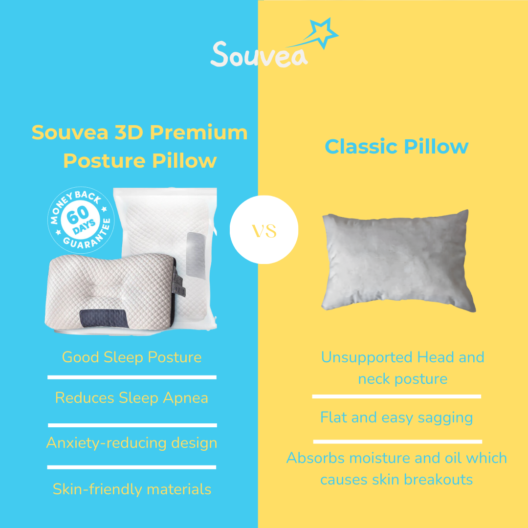 3D Premium Posture Pillow